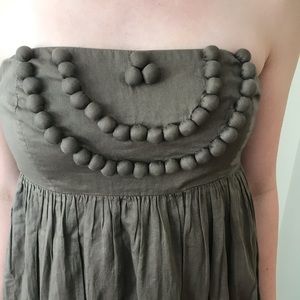 Strapless dress by the Gap
